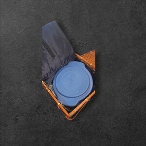 Vintage anchor hocking ovenware casserole CLEAR 11" diameter 2 quart with basket